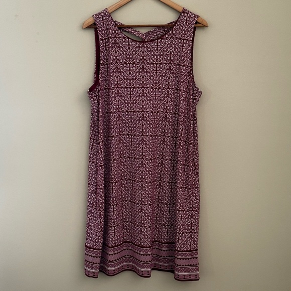 Magnolia Grace Red Alaina Knit Sleeveless Dress Size XLarge - Picture 1 of 5